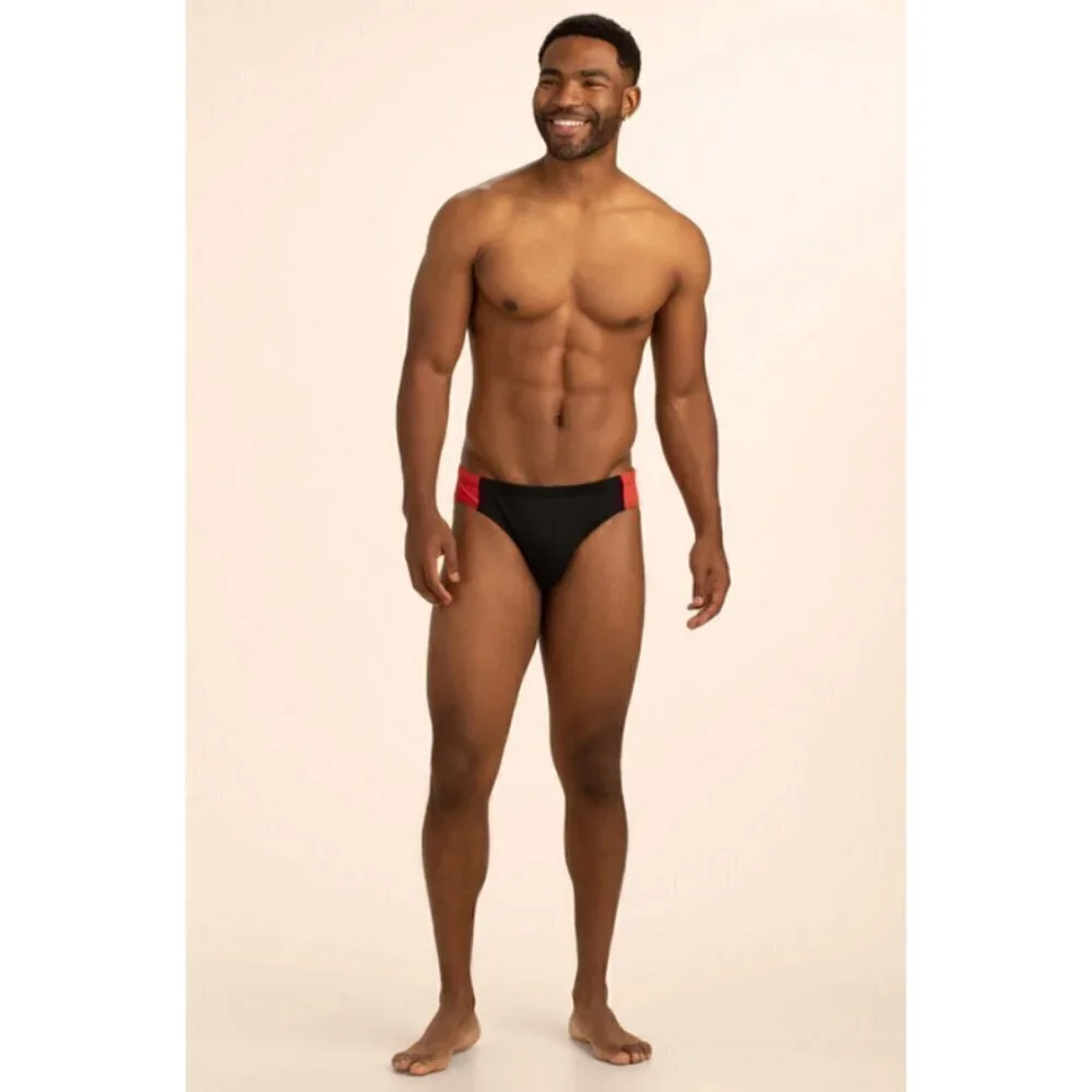 MR TURK Gold Coast Swim Brief ~ Black NWOT